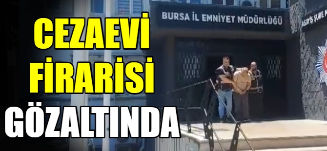 Cezaevi firarisi yakalandı