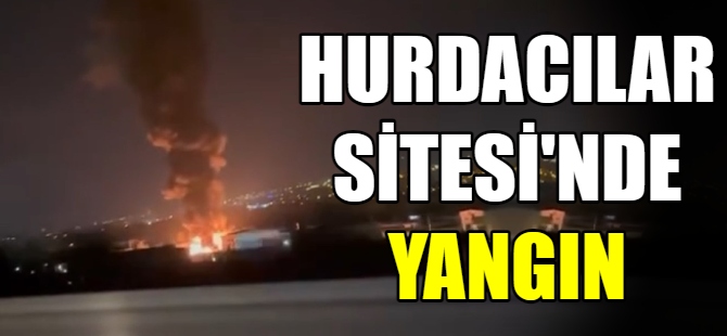 Hurdacılar Sitesi'nde yangın