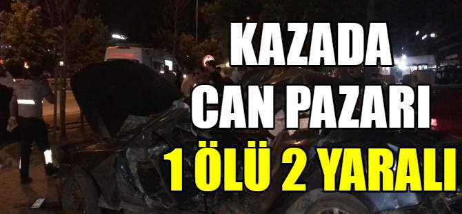 Takla atan otomobilde can pazarı