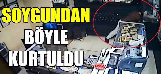 Kuyumcunun dikkati soygunu engelledi