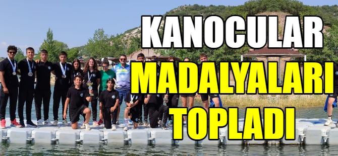 Bursalı kanoculardan 3 madalya