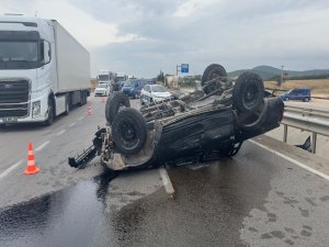 Yağışlar kazaya neden oldu