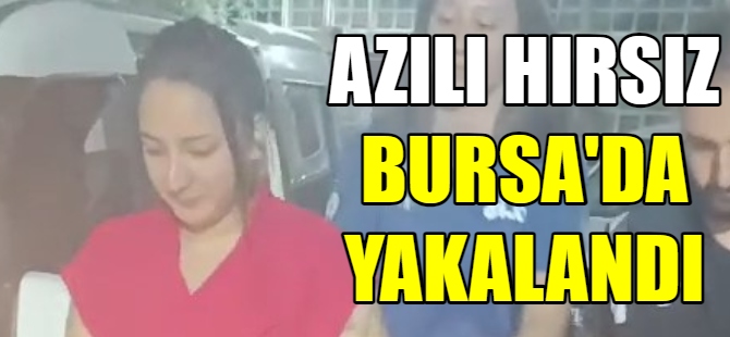 Azılı suç makinası kadın, Bursa'da yakalandı