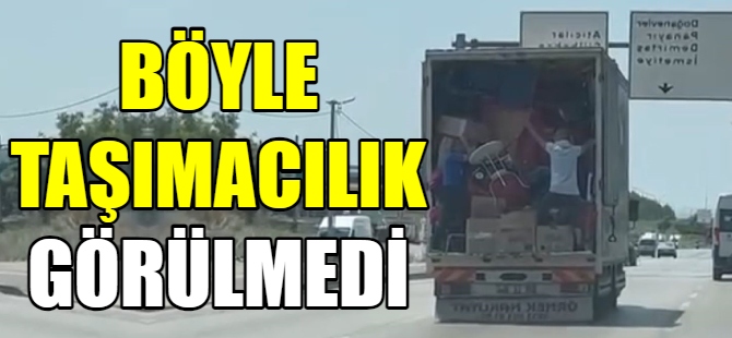 Böyle taşımacılık görülmedi