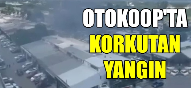 Otokoop'ta korkutan yangın