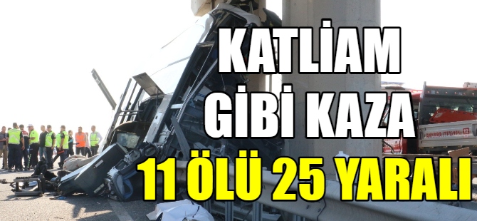 Ankara'da katliam gibi kaza