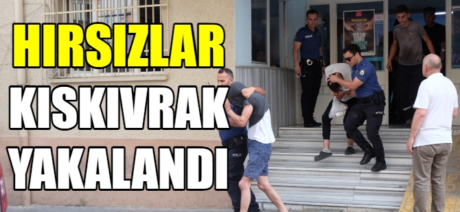 Hırsızlar birer birer tutuklandı