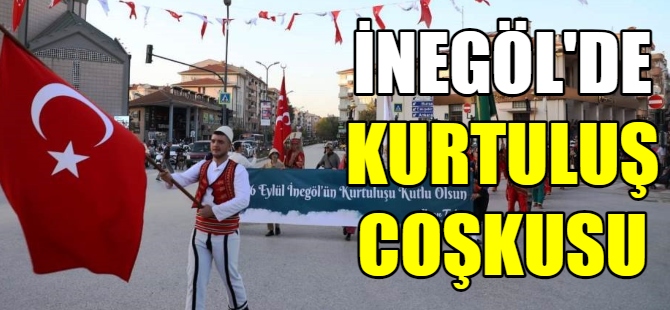 İnegöl'de coşkulu kutlama