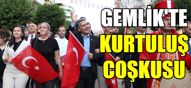 Gemlik'te kurtuluş coşkusu