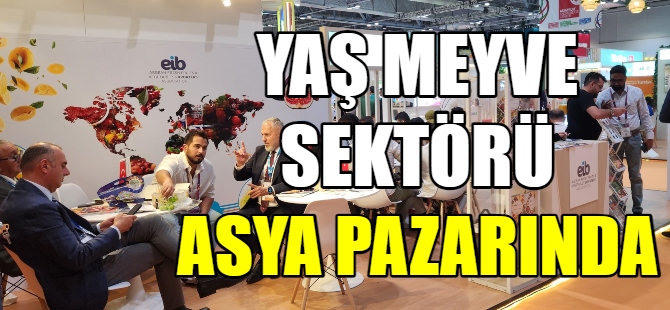 Meyve sebze ihracatçıları Asya pazarında