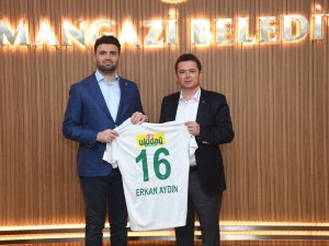 Bursaspor Yönetimi Başkan Aydın’ı ziyaret etti