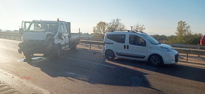 Karacabey'de zincirleme kaza: 9 yaralı