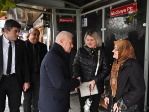 Başkan Bozbey Mudanya'da müjdeyi verdi