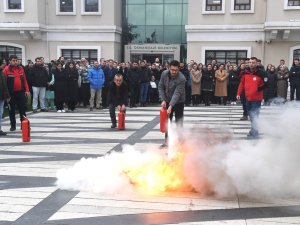 Osmangazi’de deprem ve yangın tatbikatı