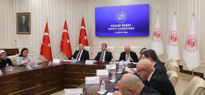 2025 yılı Asgari Ücret 22 bin 104 TL oldu