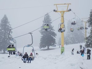 Uludağ'da sömestr öncesi tatilciye müjde