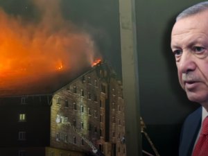 Erdoğan’dan otel faciası için taziye mesajı