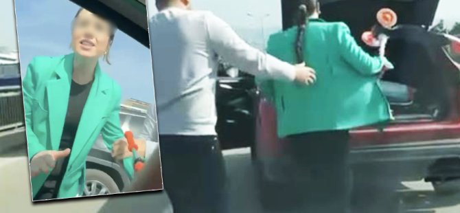 Bursa'da trafikte kadın kavgası!