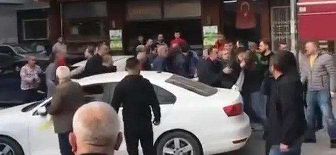 Bursa'da iftar saati yol kavgası! Yumruklar konuştu