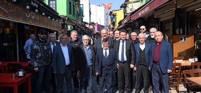 Başkan Erkan Aydın, Kayıhan Çarşısı esnafıyla buluştu