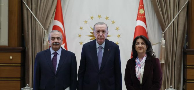 Cumhurbaşkanı Erdoğan, DEM Parti heyetini kabul etti