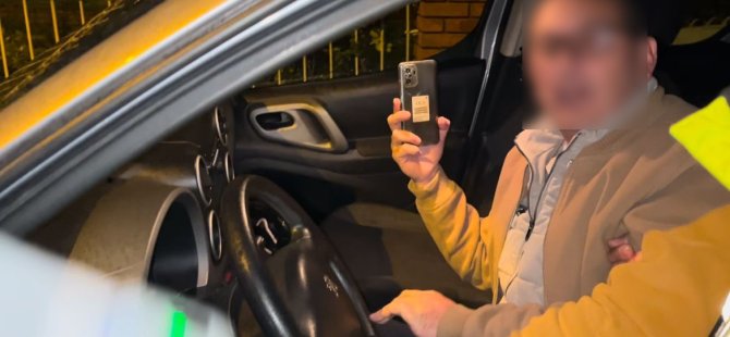 Anahtarı vermedi polisleri kayda aldı