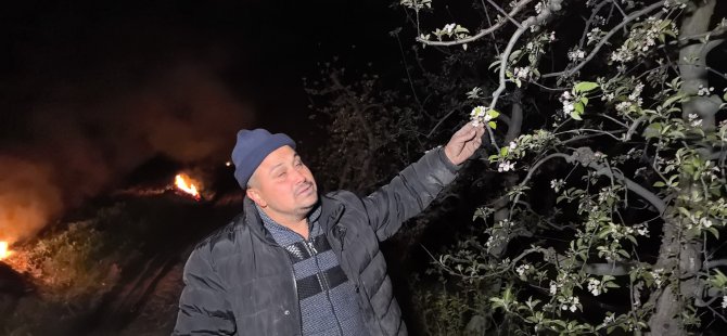Zirai dona karşı tarlaları ateşe verdiler