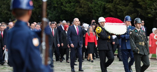 Devlet erkanı Anıtkabir’de