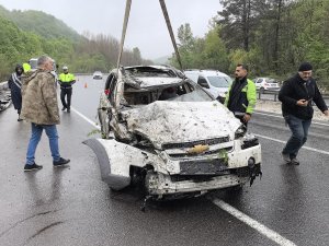 Bursa'da kaza: 1 ölü 3 yaralı