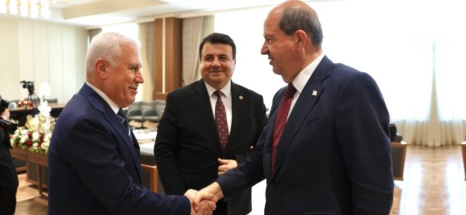 Başkan Bozbey Cumhurbaşkanı Tatar’ı ziyaret etti