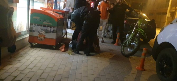 Bakkalı kundaklarken yakalandı *