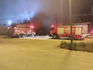 Bursa'da fabrika yangını
