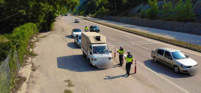 Bursa'da havadan denetimler sürüyor