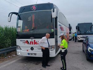 Bursa'da yolcu otobüslerine sıkı denetim
