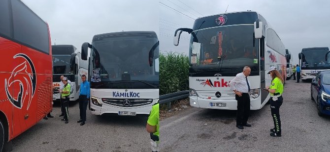 Bursa'da yolcu otobüslerine sıkı denetim