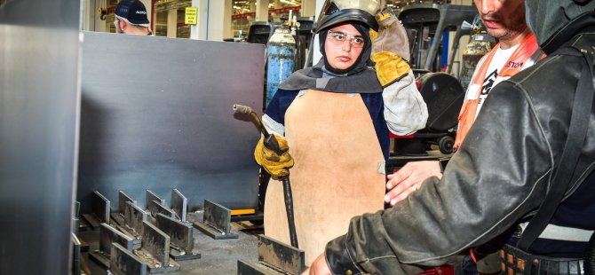 Bursalı kadınlar kaynak ustalığı yapacak