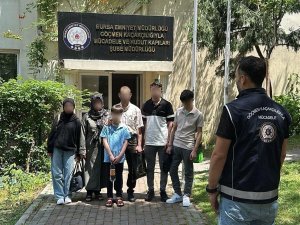 Bursa'da 7 kaçak göçmen yakalandı