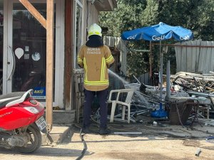 İznik’te LPG tankı patladı