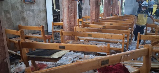 Suriye'de kiliseye saldırı: 20 kişi öldü