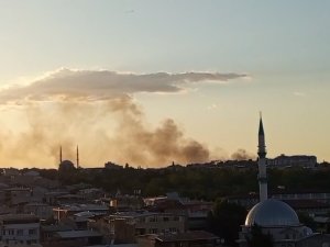 Çöplükteki yangın şehrin her yerinden görüldü