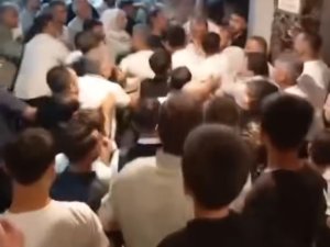 Bursa'da düğün bir anda karıştı