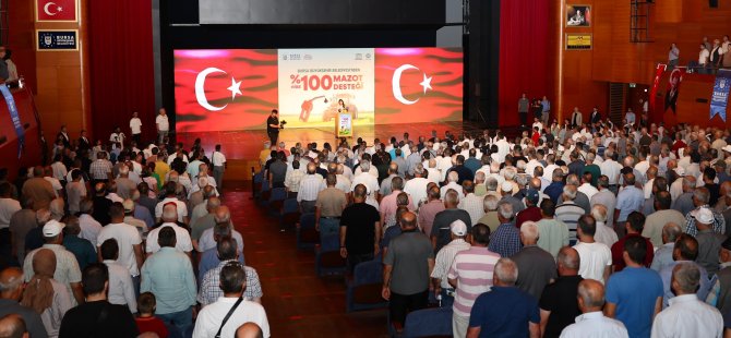 Büyükşehir'den çiftçilere mazot desteği