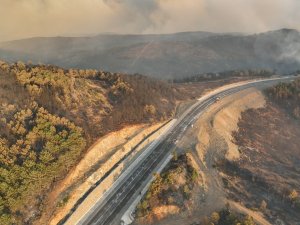Bursa'nın dağ ilçeleri griye büründü