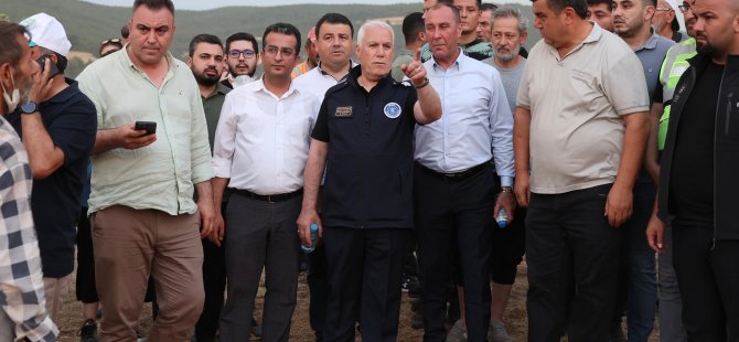 Başkan Bozbey: "Daha fazla hava desteği gerekli"