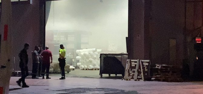Bursa'da tekstil fabrikasında yangın