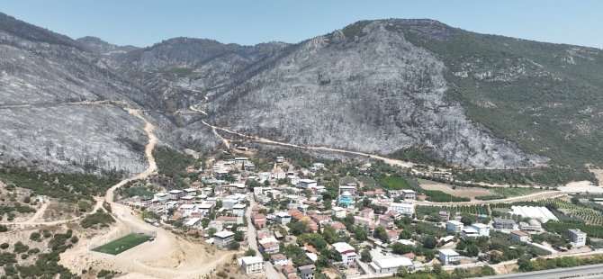 Bursa'da yürek yakan manzara