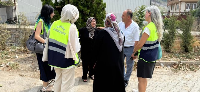 Bursa Büyükşehir yaraları sarıyor