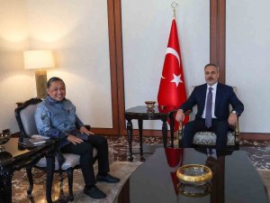 Bakan Fidan'ın Endonezyalı konuğu