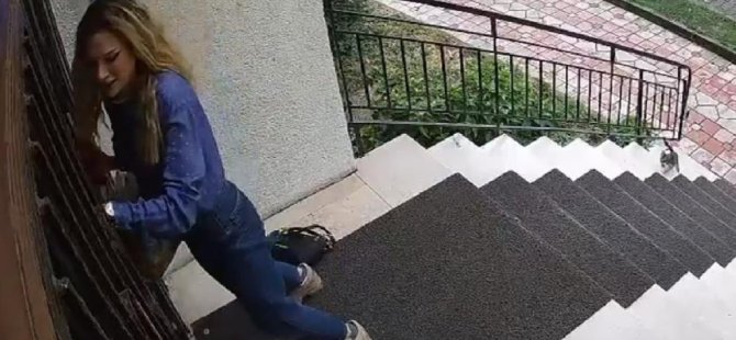 Gülümseten görüntüler Bursa'dan... Yavru kediler, kadını böyle kovaladı