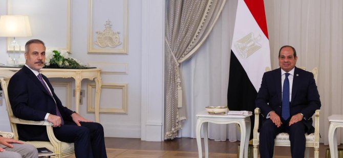 Hakan Fidan es-Sisi ile görüştü